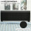 King Size Ottoman Bed Frame, with Front Drawer - Black 7