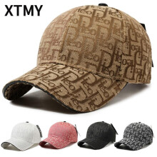 (black, 1pc) American Baseball Cap Letter Curved Brim High Quality Adjustable Sun Visor Fashion Hat