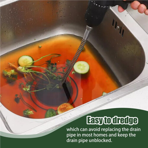 5 Meter Electric Drill Drain Dredging Spring Sink Pipe Sewer Dredging Tool Set for Kitchen Bathroom Plumbing 2