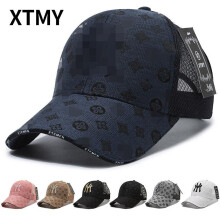 (Black, 1pc) Breathable Mesh Baseball Cap for Women Spring Summer Retro Dad Hat Adjustable Sun Visor