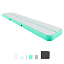 Aufblasbare Gymnastikmatte 500x100x20 cm - Duoku - für Zuhause, Yoga, Cheerleading und Akrobatik. Dicke von 20 cm.