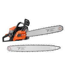 Tronçonneuse Thermique 62 cm³ 2,7 kW-Duoku-Scie à Chaîne à Essence 2 Temps pour Couper le Bois, Élaguer et Défricher