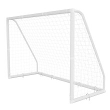 Porta Calcio Portatile 3x2 m in PVC-Duoku-con Rete in PE, Ideale per Giardino, Stadio o Esterno. Resistente alle Intemperie.
