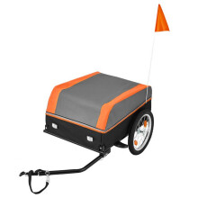 Remolque de transporte para bicicleta - DUOKU - CT1018 - Plegable - Lona Oxford 600D resistente al agua - Ruedas 406 mm
