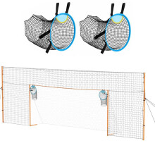 Voetbaldoel 4,84x2,12 m in Metalen Constructie-Duoku-met PE Net, Ideaal voor Tuin, Stadion, Geleverd met Ballenstopnet