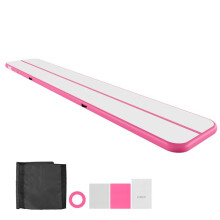 Aufblasbare Gymnastikmatte - DUOKU - HCYL-KFQD-014 - 600x100 cm - Rosa - Tragfähigkeit 200 kg
