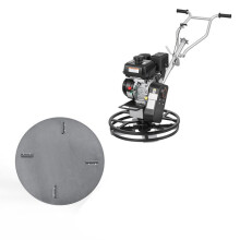 Beton-Glättmaschine 610 mm-Duoku-mit Finishplatte, 5,2 kW Benzinmotor, ausgestattet mit 4 verstellbaren Klingen