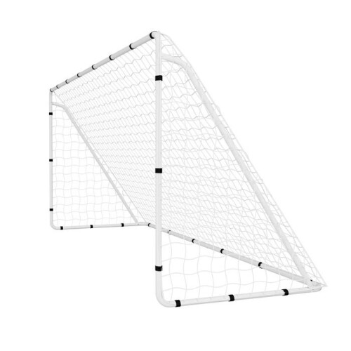 Voetbaldoel - DUOKU - DKS-36632 - 3,66x1,83 m - Robuust metaal - Witte PE net