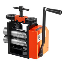 Laminoio Manuale per Gioielli 3 in 1-Duoku-per Lastre e Fili Tondi, Semitondi, con Regolazione dello Spessore da 0,03 a 7 mm