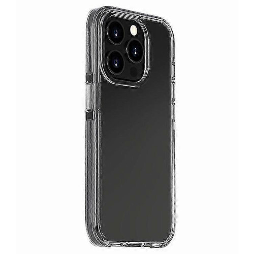 (Grey) Compatible For iPhone 16 Pro Case TPU+PC+TPE Anti-Scratch Clear Phone Cover
