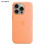 (Orange) For iPhone 15 Pro Case with MagSafe - Liquid Silicone Protective Cover_lhh 1