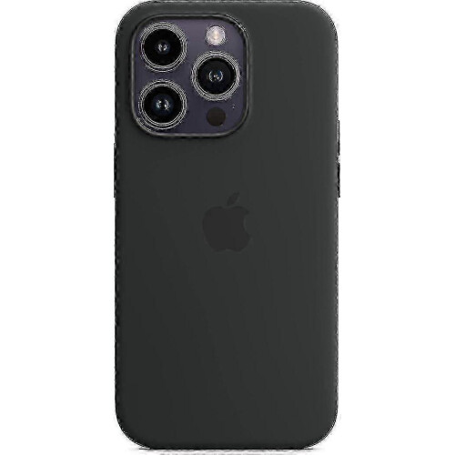 For iPhone 14 Pro Silicone Case with MagSafe Compatible with Wireless Charging Midnight Blue Protective Cover_lhh