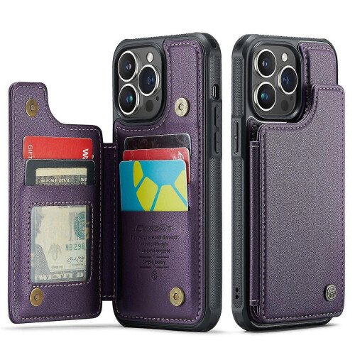 Compatible with iPhone 17 Air wallet-style phone case, Apple back cover leather case