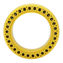 8.5x2.125 Rubber Tyre Lightweight Explosion Proof Non Pneumatic Tire Fit for Ninebot 9 Nano Balance BicycleYellow YMQX)