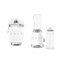 Smeg Compact Personal Blender and Citrus Juicer, White, EEJB313
