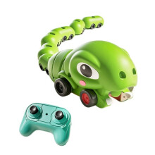 (red) Remote Control Magnetic Snake Toy, Magnetic Assembly Two-Player Battle, Kids Educational Electric RC Snake