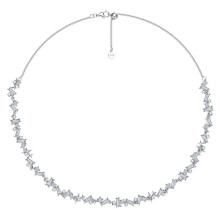 (Platinum (YN0999)) S925 Sterling Silver Moonlight Girl Series Necklace Set Fashion Original Jewelry Women Gift Box