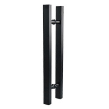 Matte Stainless Steel Glass Wooden Door Handle
