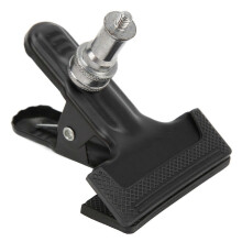 Multi Function Tripod Camera Clip Clamp Flash Holder Mount with 1/4 Inch Threaded Compatible with Photo Studio Backdrop Camera