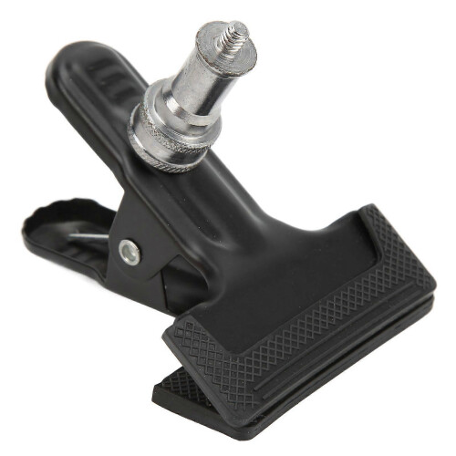 Multi Function Tripod Camera Clip Clamp Flash Holder Mount with 1/4 Inch Threaded Compatible with Photo Studio Backdrop Camera
