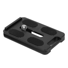 Tripod Quick Release Plate Compatible with Arca Swiss Aluminum Alloy 1/4in Screw CNC Machining DSLR Accessories Fit Compatible with Leofoto