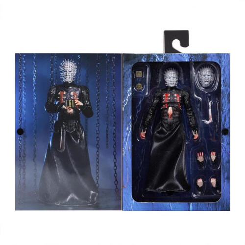 (black) NECA Hellraiser Pinhead 7 Inch 33103 Boxed Action Figure Model