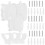 Wall Mount Bracket Ceiling Holder Compatible with eero Home Wifi and Compatible with eero Pro Wifi White3 Pack 1