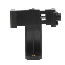 1/4 Inch Screw Hole Smartphone Holder Mount 360 Degree Rotation Cellphone Clip Holder with Cold Shoe Port Compatible with Live Streaming