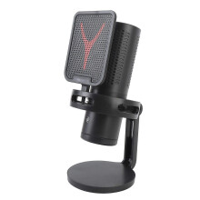 Gaming Microphone RGB Effect Clear Sound Quality USB Condenser PC Mic Compatible with Laptop Phone Tablet