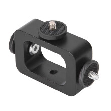 Multi Function Mobile Phone Clip Holder 3 Position Bracket Compatible with Live Broadcast Selfie Compatible with Camera Phones