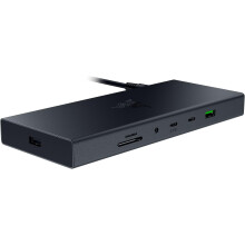 Razer USB 4 Dock, 14 Ports, Windows & Mac Compatible, Black - Refurbished