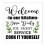 Wooden Block Kitchen Welcome Sign for Decor Rustic Style 1