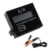 Digital Chainsaw Tachometer Small Engine Tachometer Digital Display Pulse Speedometer Motorcycle Electronic Tachometer