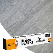 (Grey Wood, 20) Self Adhesive Floor Planks (91.4x15.2cm) - Peel And Stick Vinyl Flooring