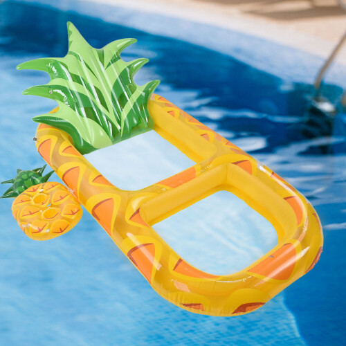 Schwimminsel Ananasform für Pool und See 1