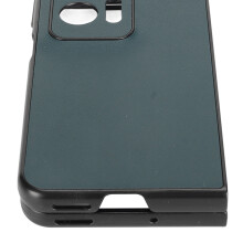 Stoßfeste Leder Protective Case für Find N2 Grün