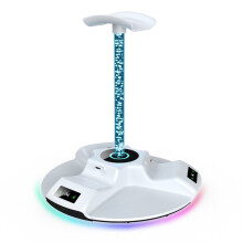3-in-1 Charging Dock for PS5 Wireless Controller Fast Charging Dock RGB Ambient Lighting Headphone Storage Stand
