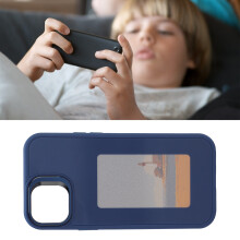 DIY NFC Handyhülle mit Display, 14Plus, Blau