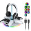 3-in-1 Charging Dock for PS5 Wireless Controller Fast Charging Dock RGB Ambient Lighting Headphone Storage Stand 6
