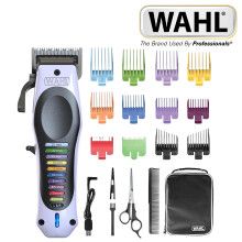 Wahl Colour Pro Cordless Li Hair Clipper Kit Adjustable Taper Lever 3028277