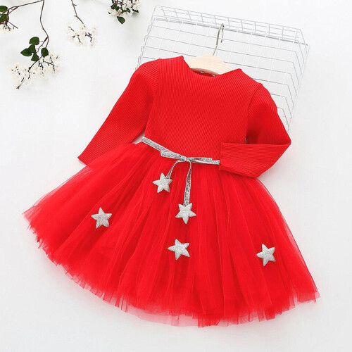 Prinzessin Kleid Mädchen Rot Größe 80 1