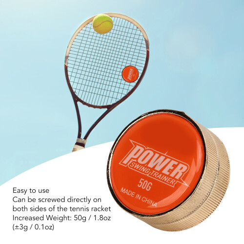 POWERTI Schlägergewicht, Stahl, 50 g für Training