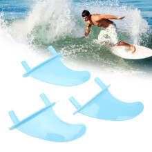 Wassersport Zubehör: 3er Set Surfbrettflossen,