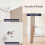 Levede Bedside Table Slim Modern End Table Drawer & Shelf Bedroom White 6
