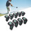 Golf Eisen Cover 9er Set schwarz 11