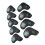 Golf Eisen Cover 9er Set schwarz 2