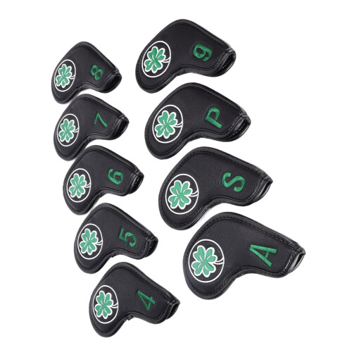 Golf Eisen Cover 9er Set schwarz 1
