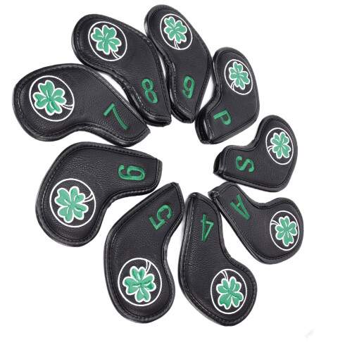 Golf Eisen Cover 9er Set schwarz 2