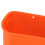 Hängender Futtertrog für Geflügel 4 Stück Orange 7