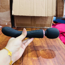 Wand Massager G spot Vibrator Powerful Dildo Silicone Double Vibration Sex Toys